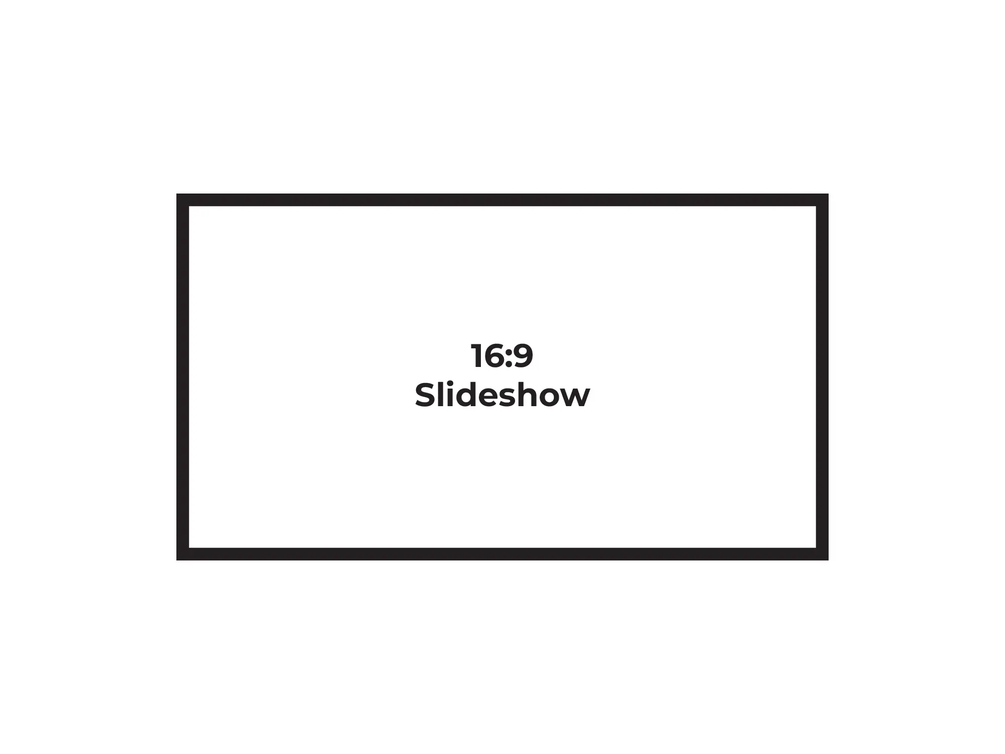 Slideshow - 16:9 Video Page Mockup