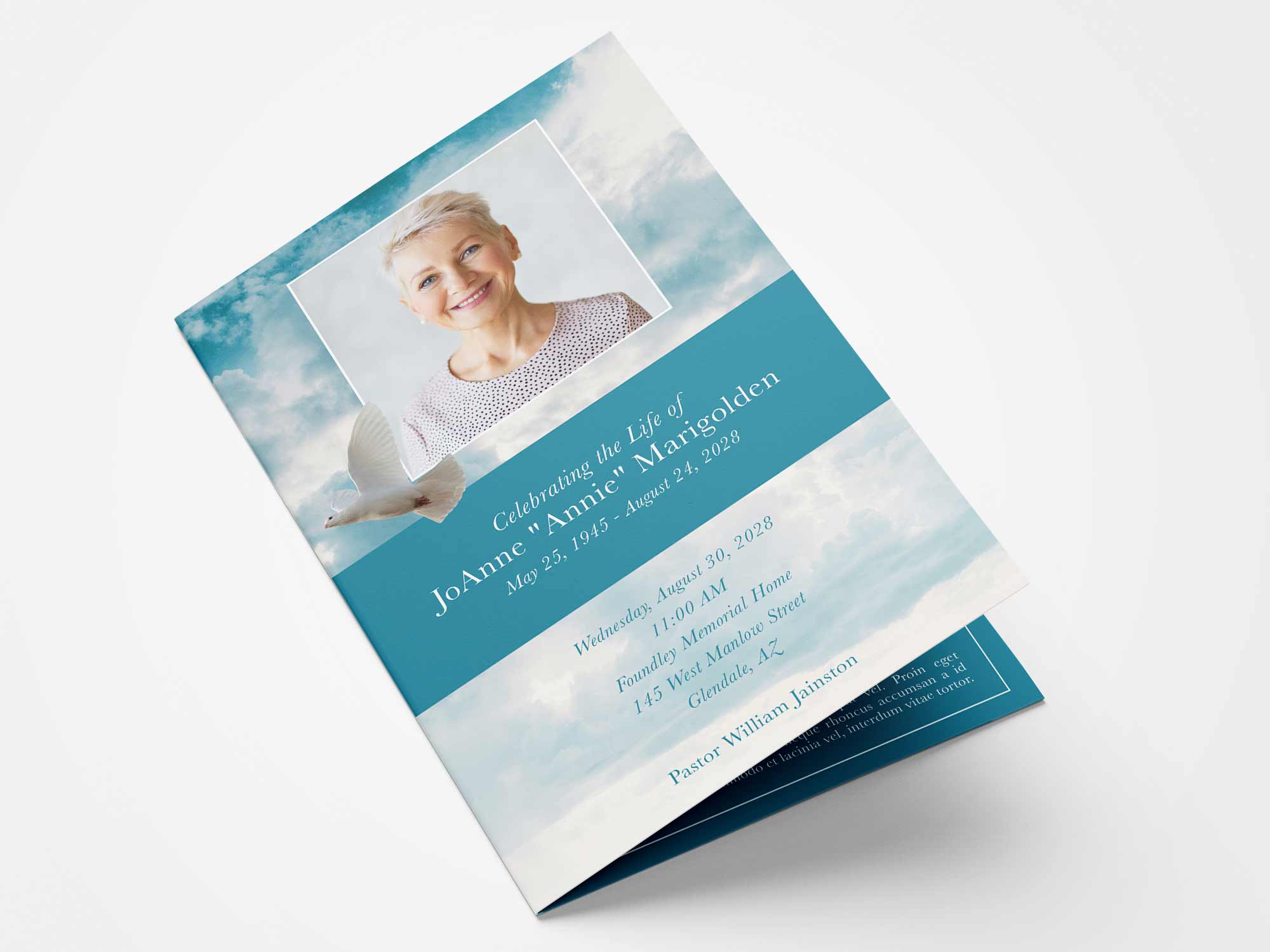 Standard Program Front Sample