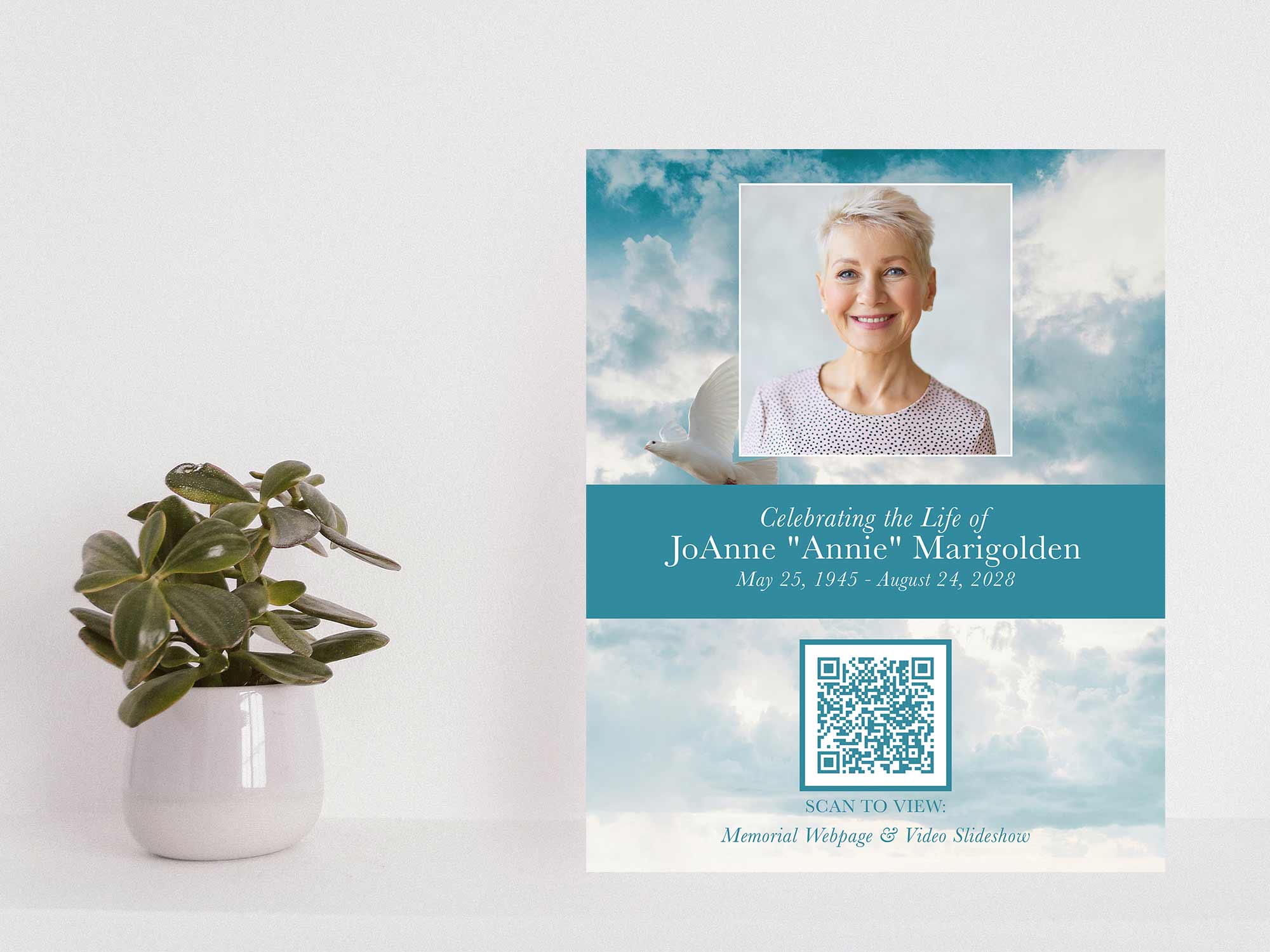 QR Table Sign Sample