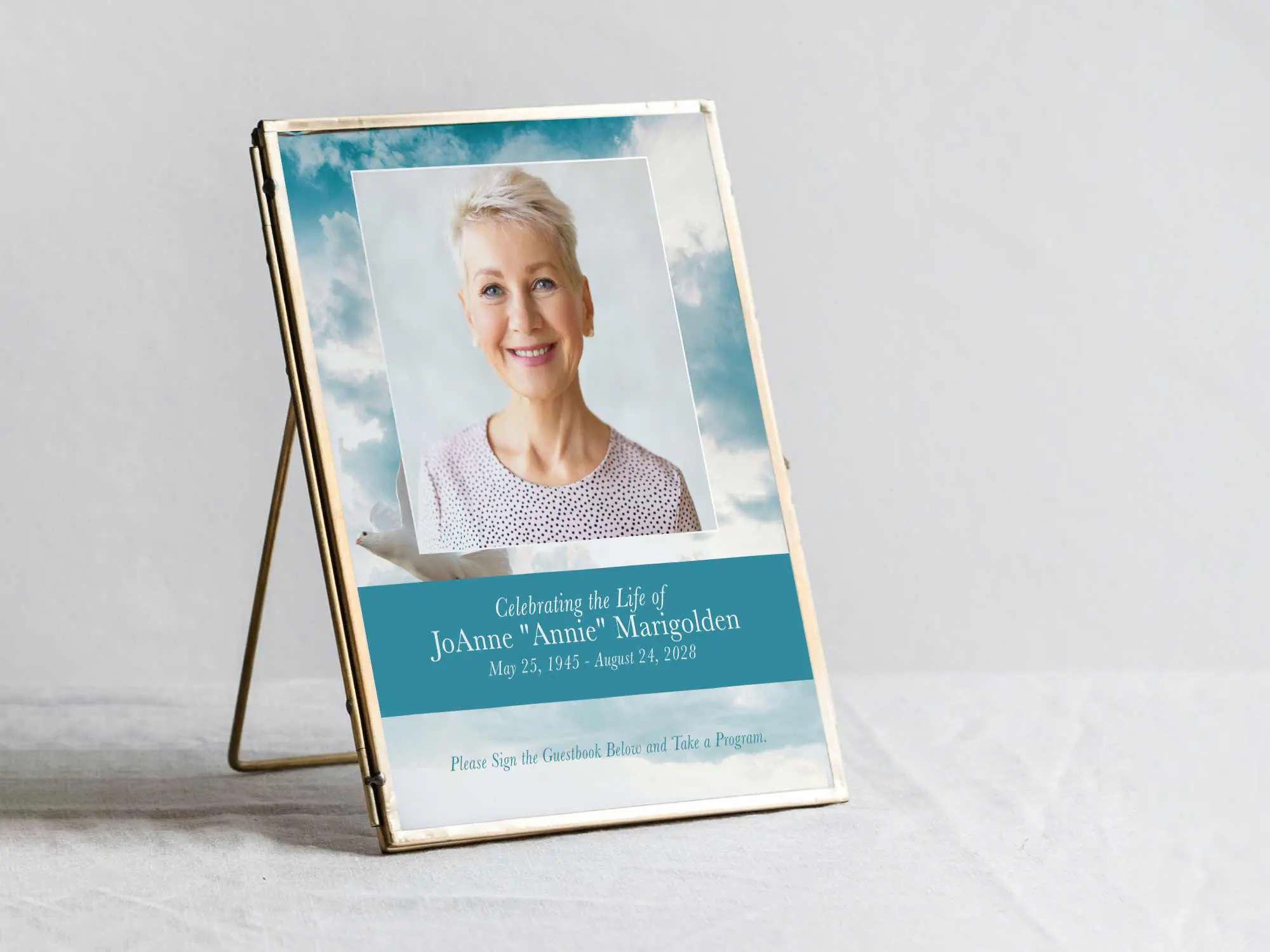 Table Sign in Frame