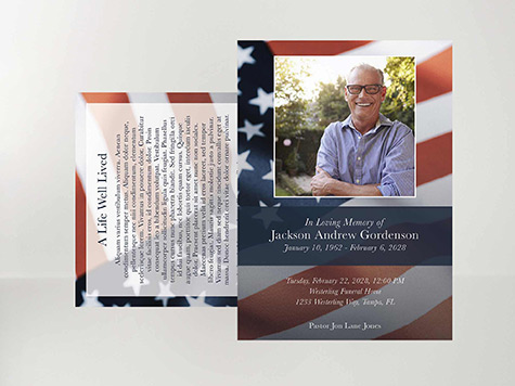 View Memorial Card Sample