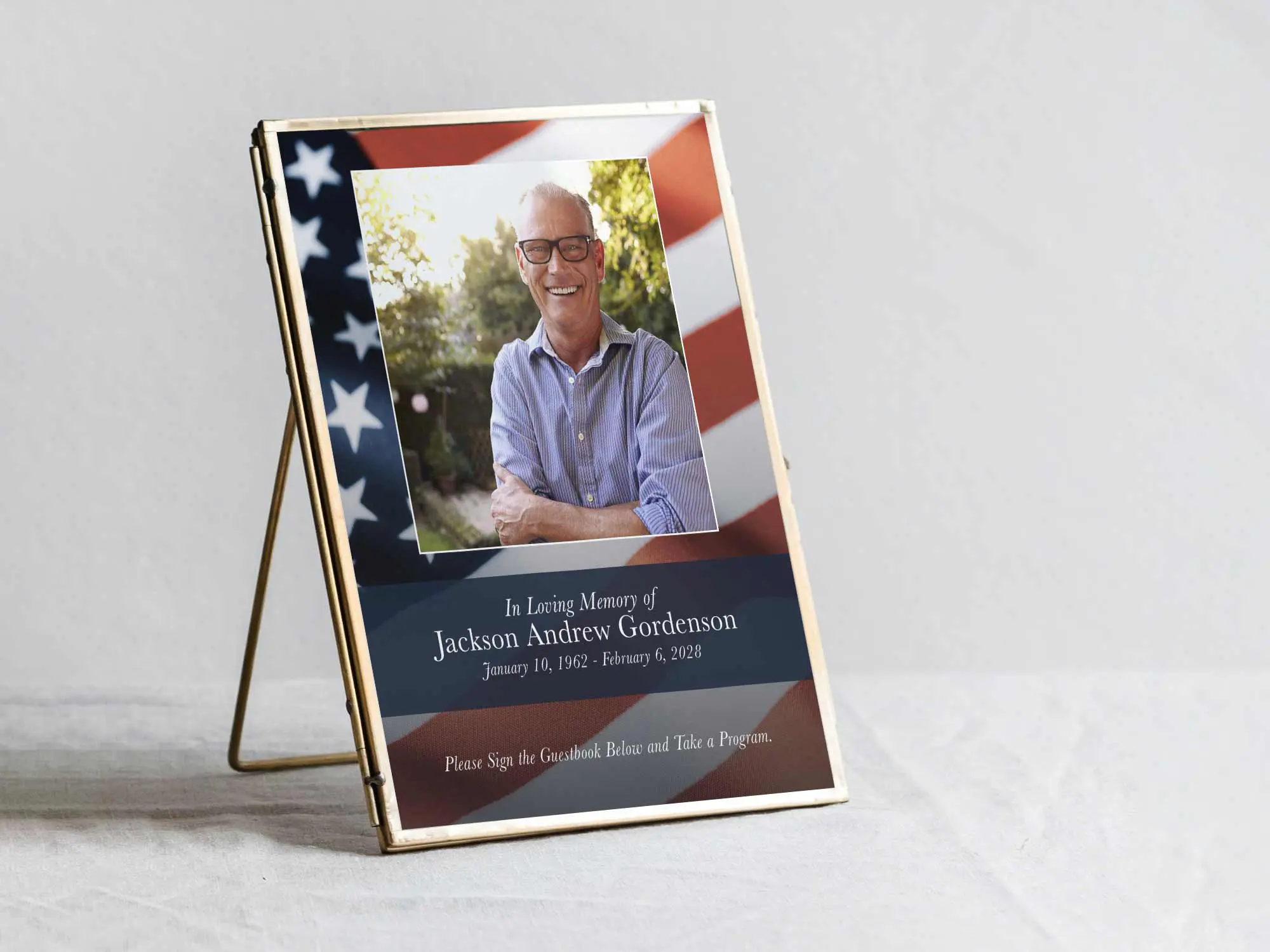 Table Sign in Frame
