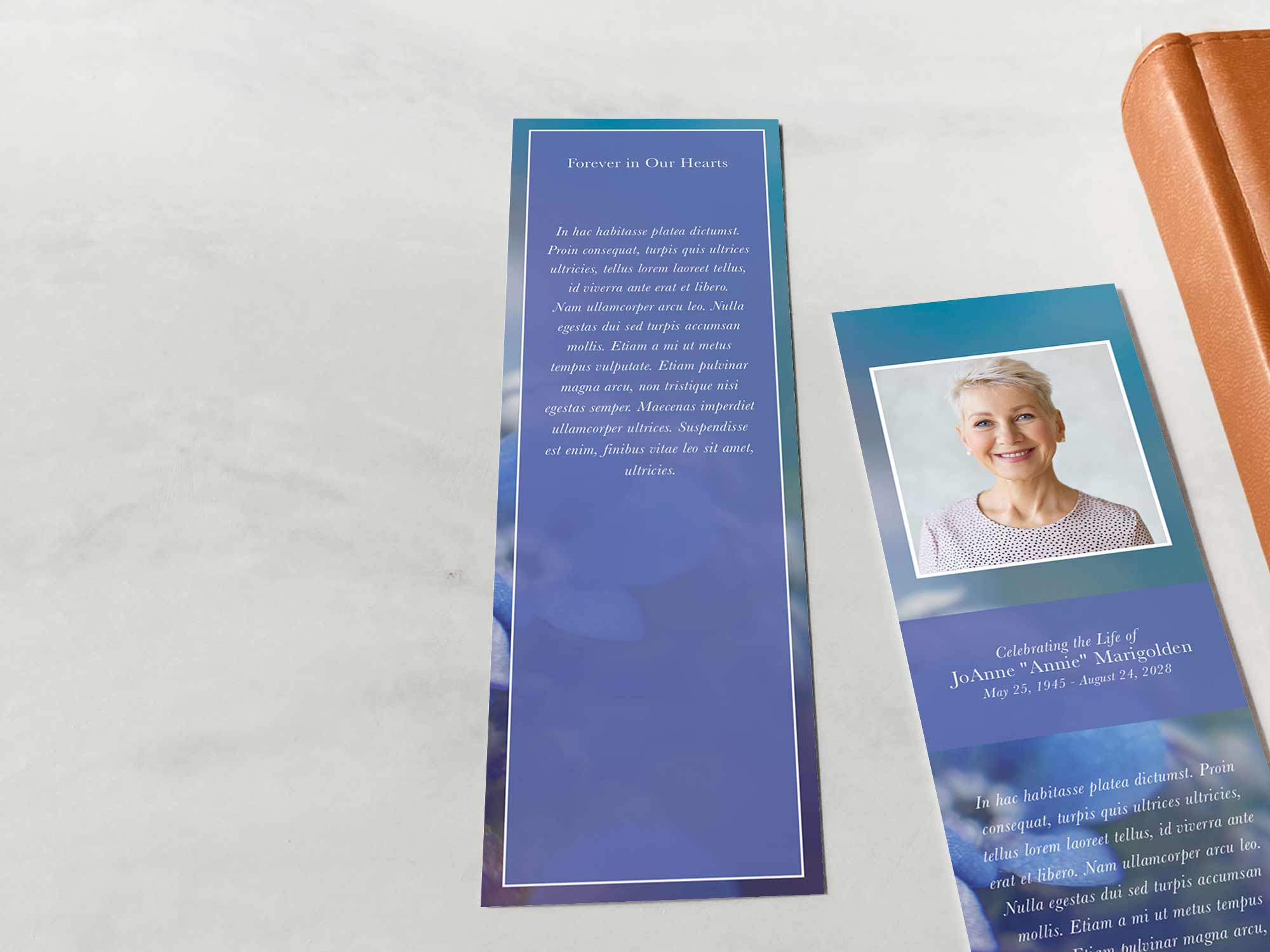 Bookmark Back Sample