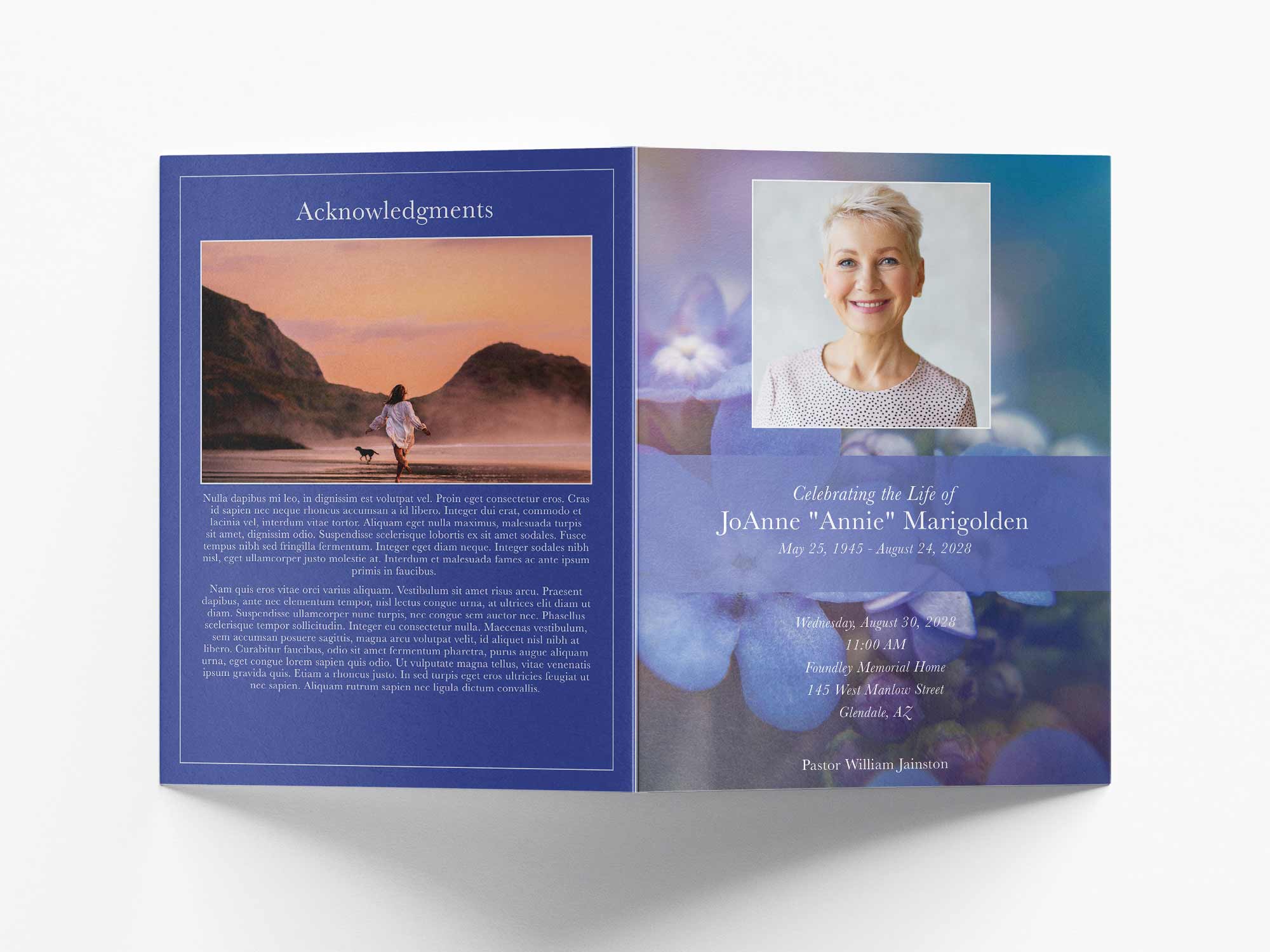 Large Program Back Sample