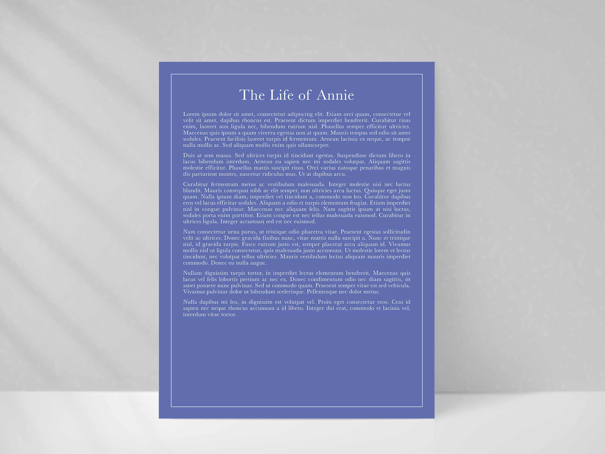 Full Text Page Style Sample Sample