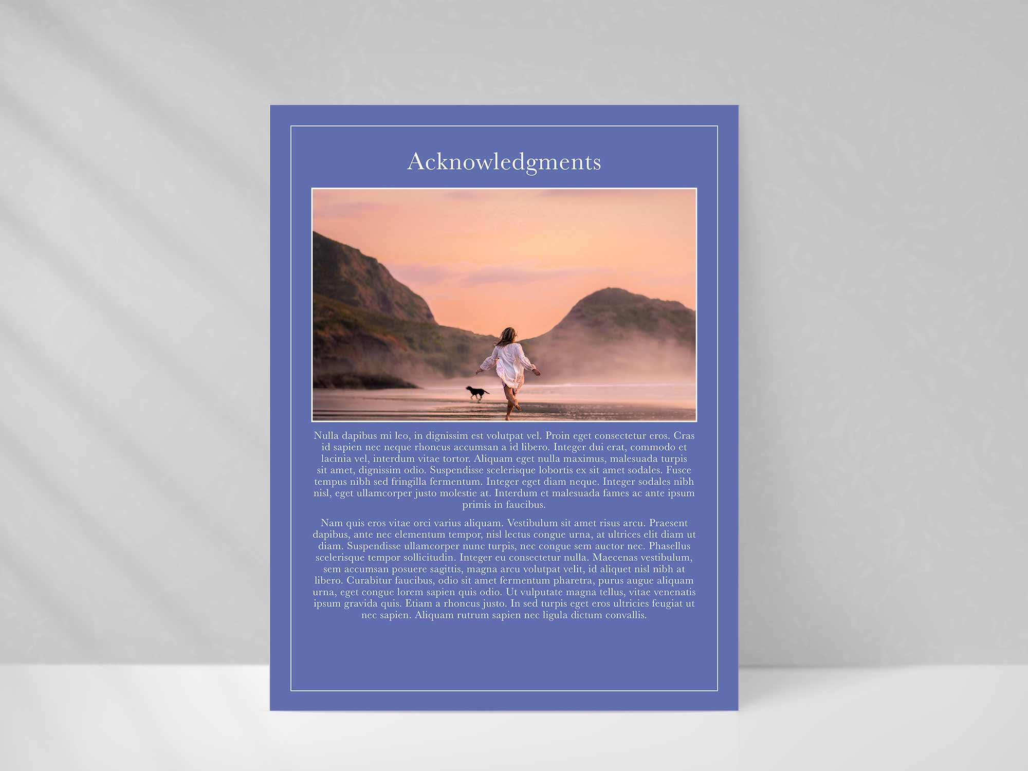 Half Text Page Style Sample Sample