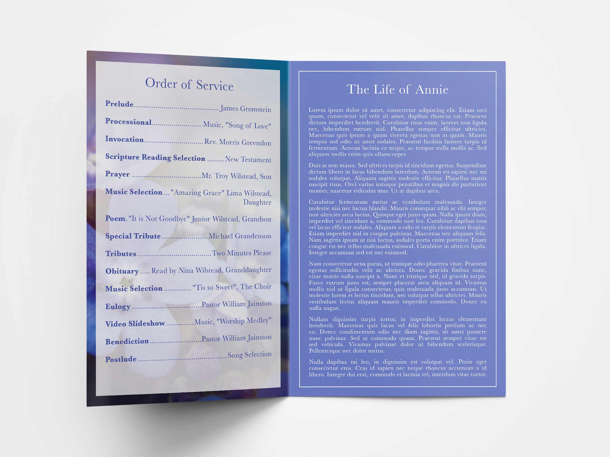 Standard Program Inside Sample