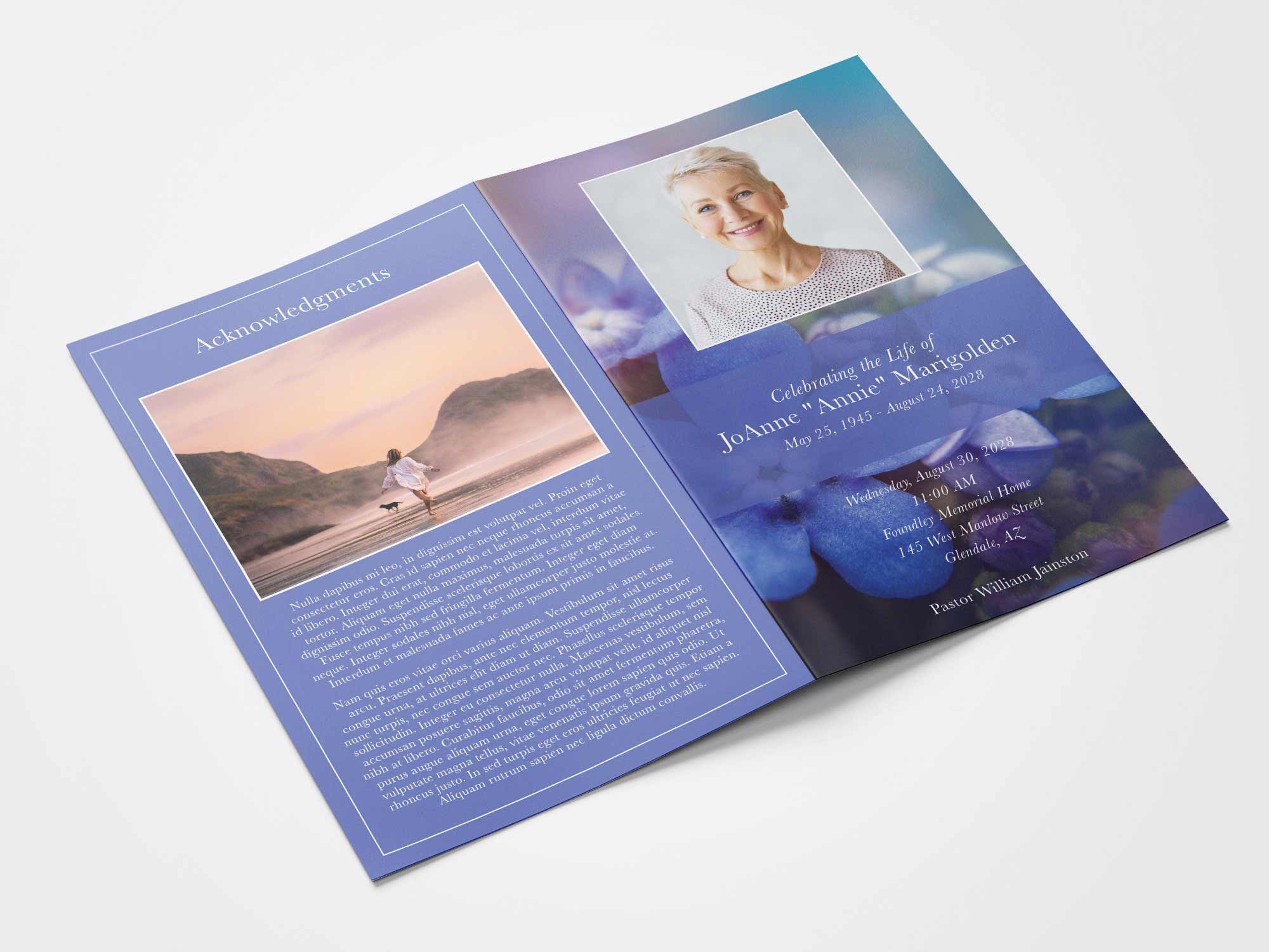 Standard Program Back Sample