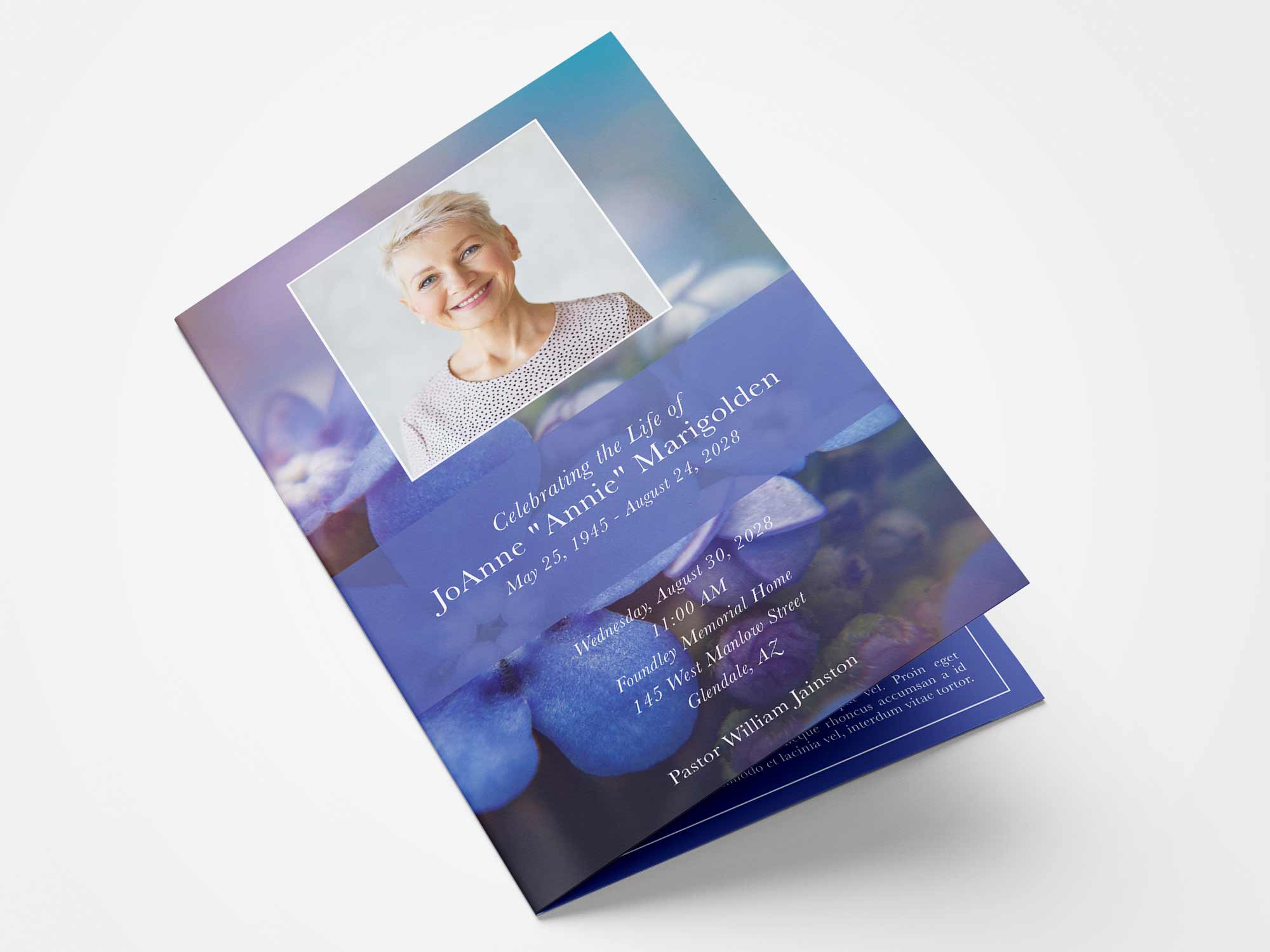 Standard Program Front Sample