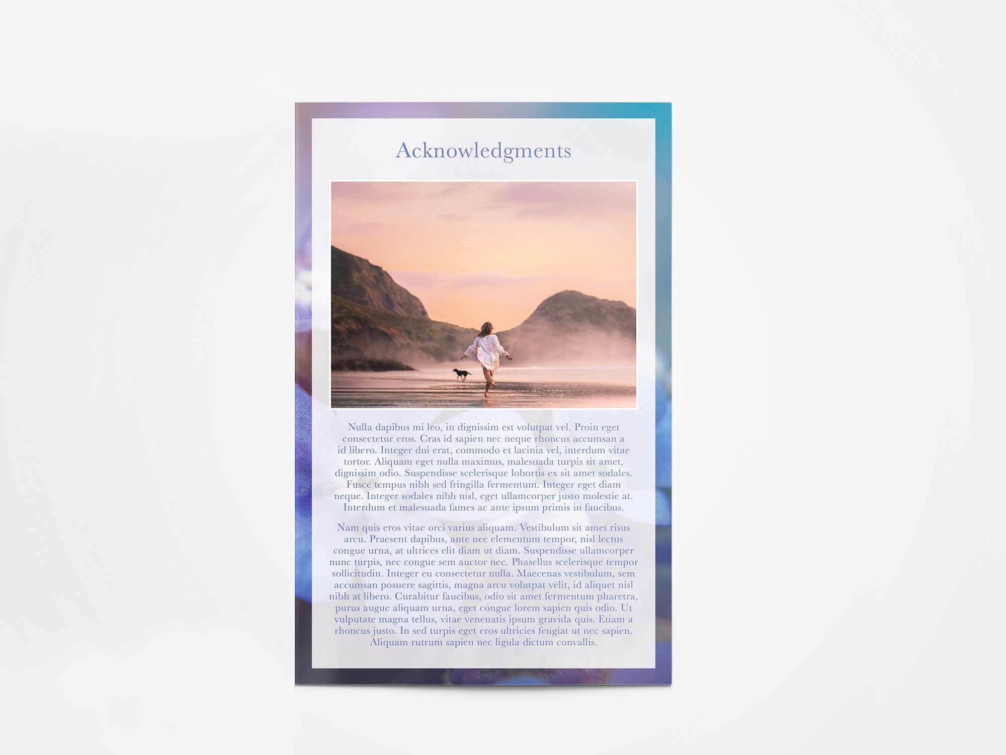 Half Text Page Style Sample Sample