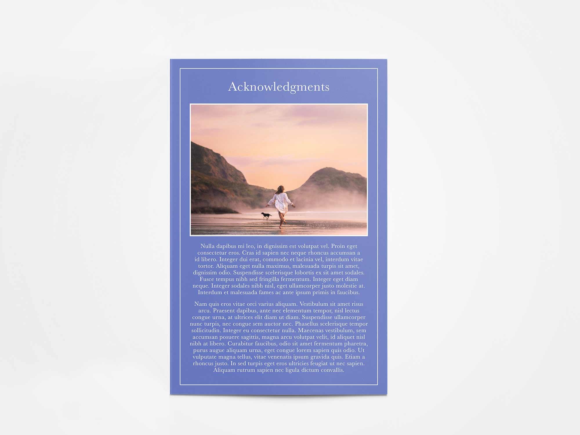 Half Text Page Style Sample Sample