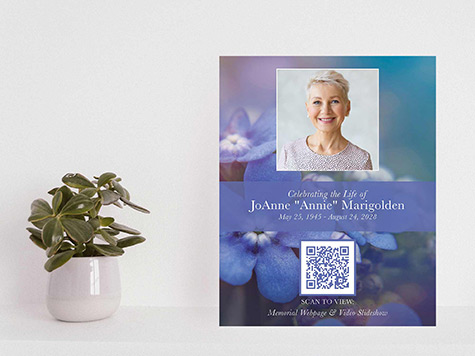 Qr Code Table Signs Sample