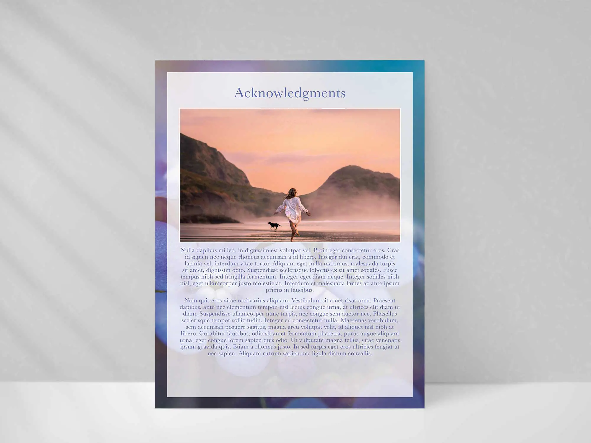 Half Text Page Style Sample