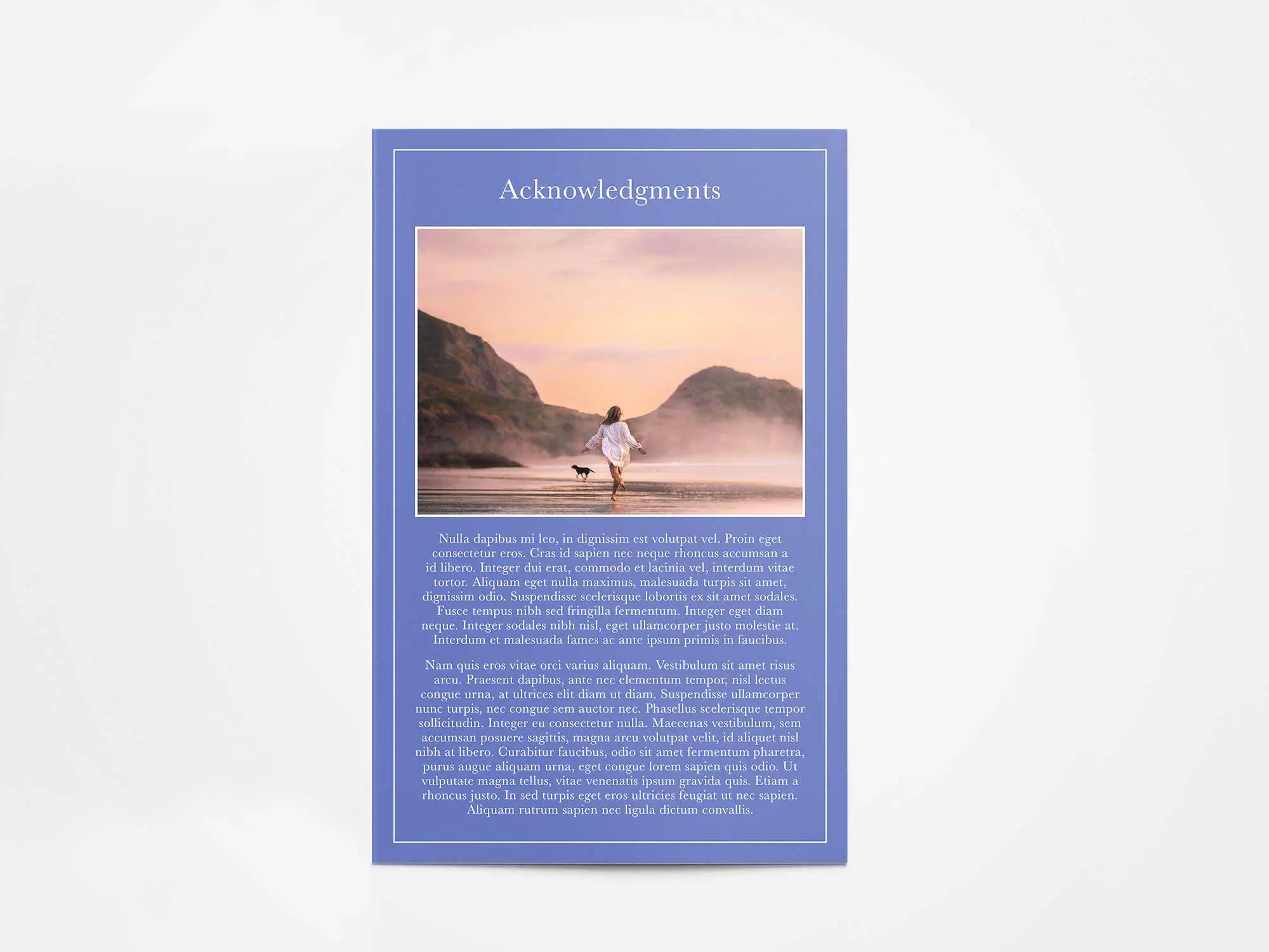 Half Text Page Style Sample