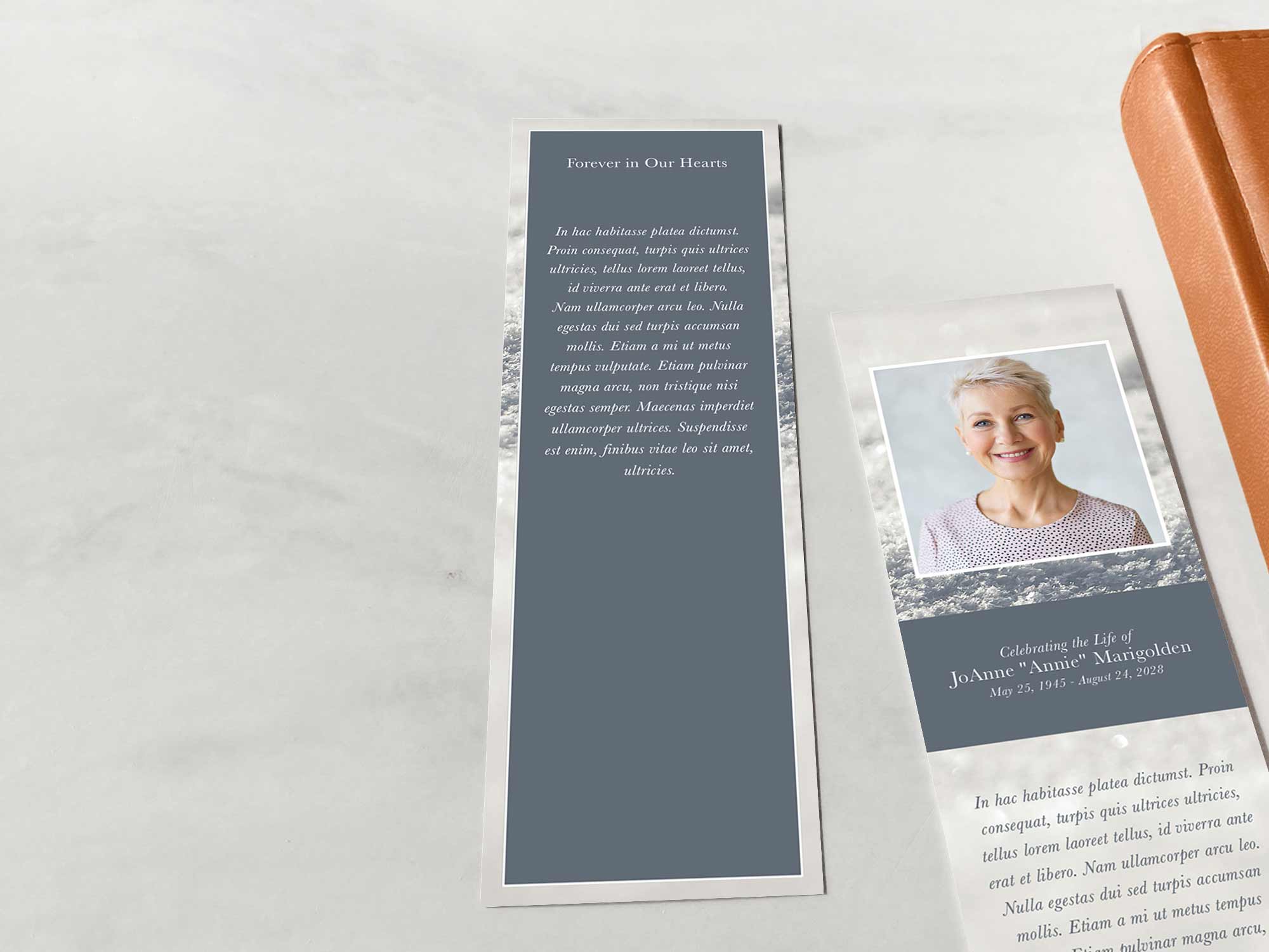 Bookmark Back Sample