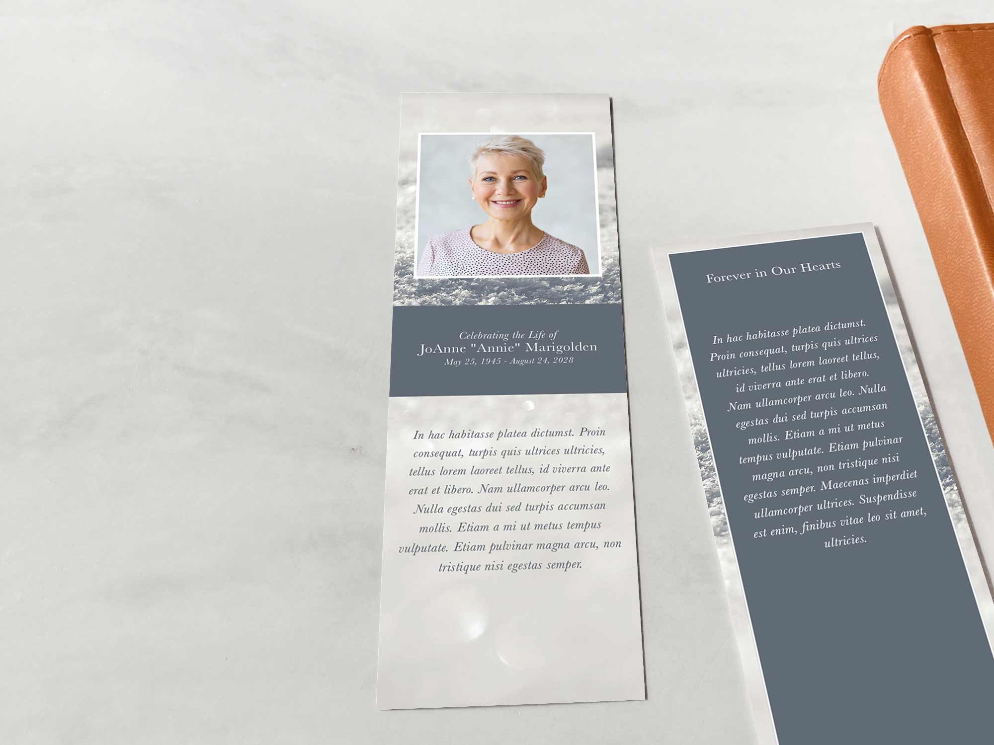 Bookmark Front Sample