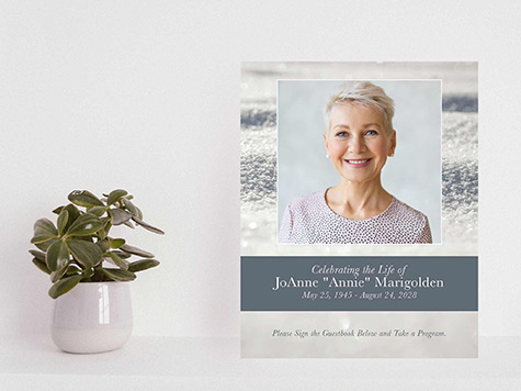 View Table Sign Sample