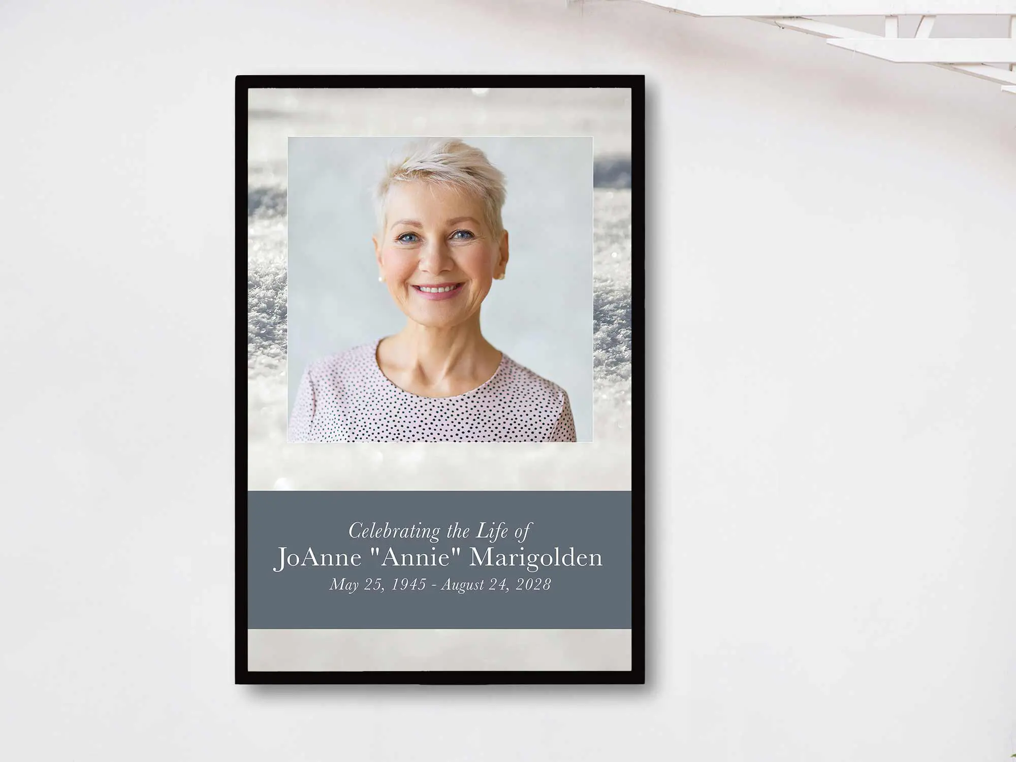 Easel Sign (In Frame)