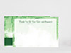 Thank You Card Back Blank