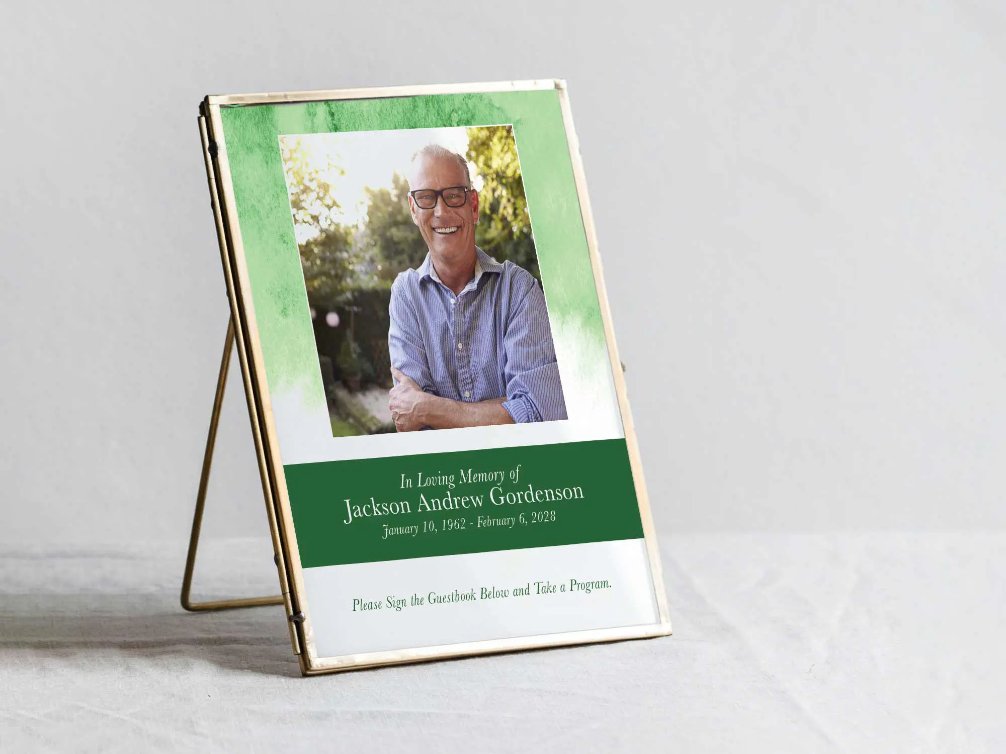 Table Sign in Frame