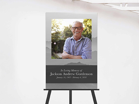 View Easel Sign Sample