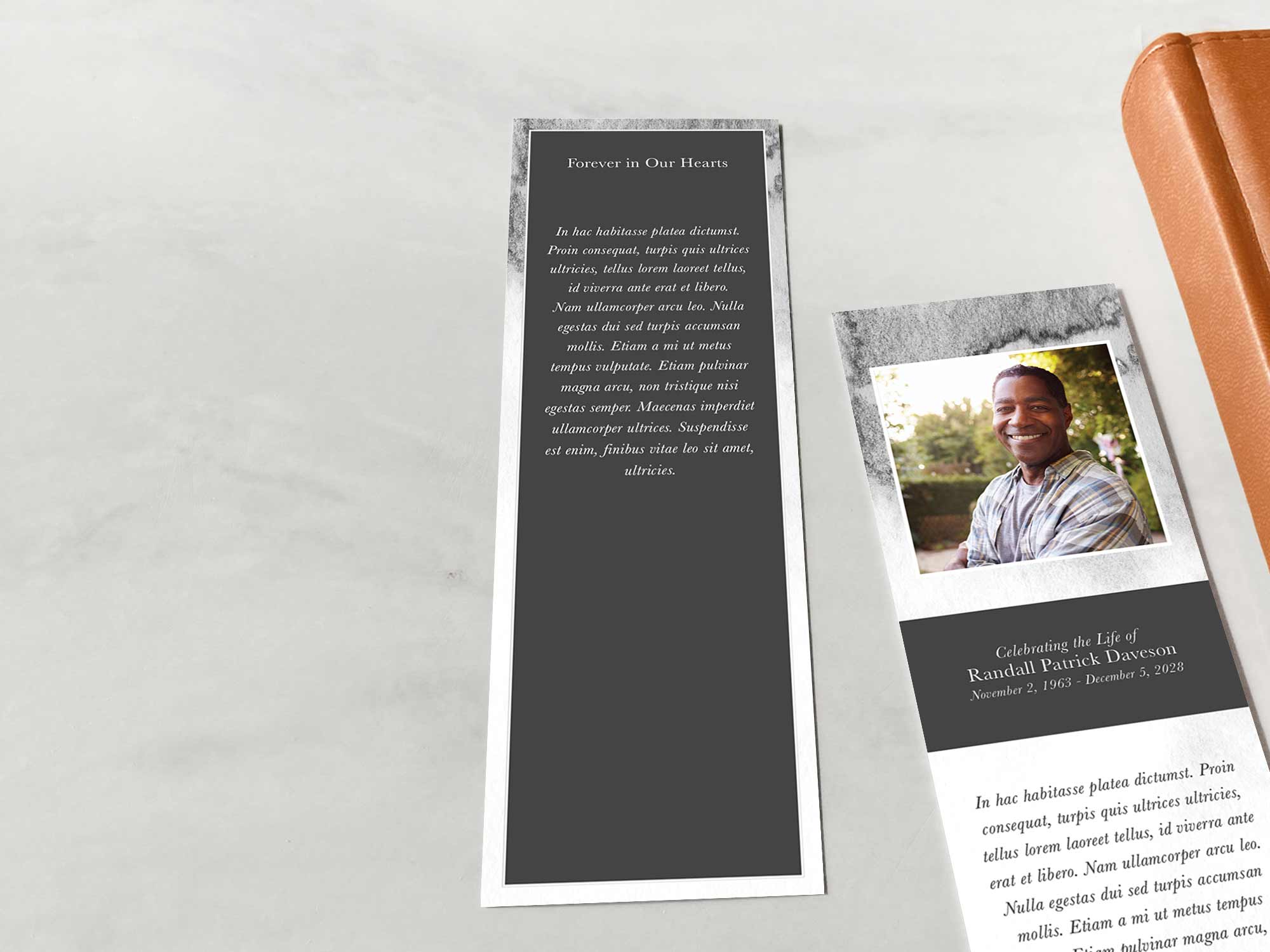 Bookmark Back Sample