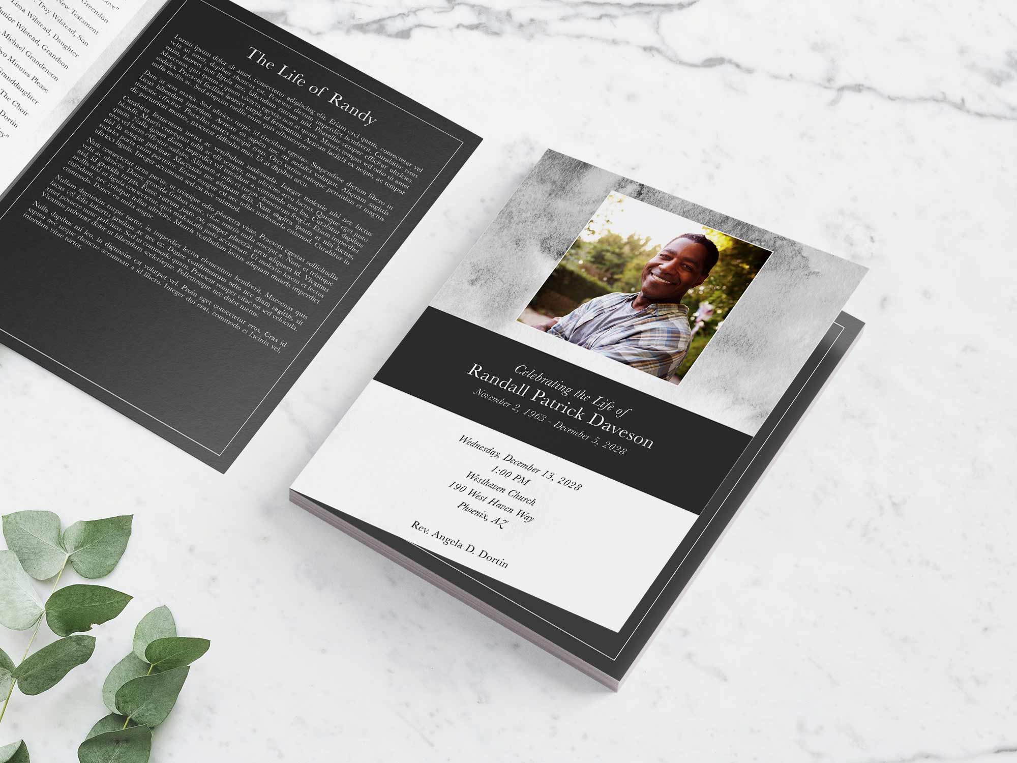 Large Program Front Sample