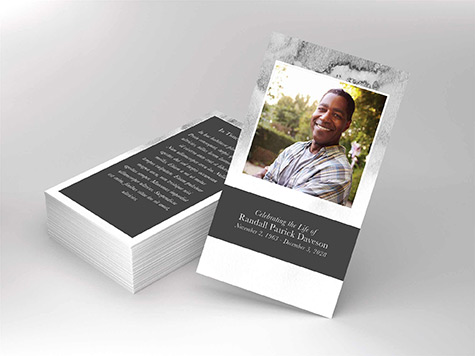 View Prayer Card Sample