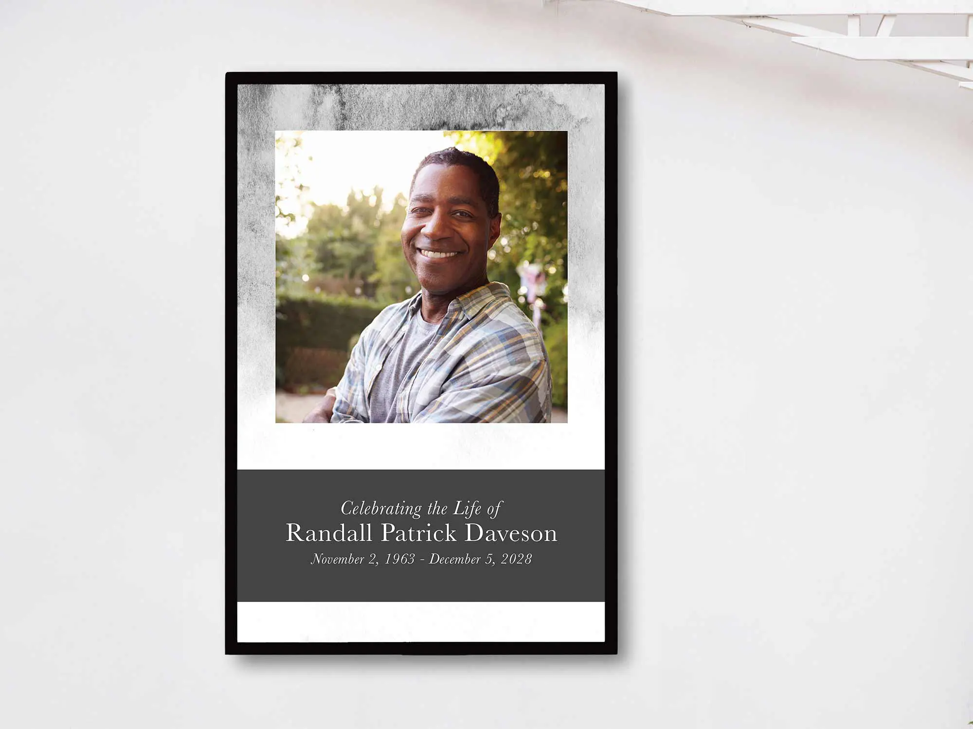 Easel Sign (In Frame)