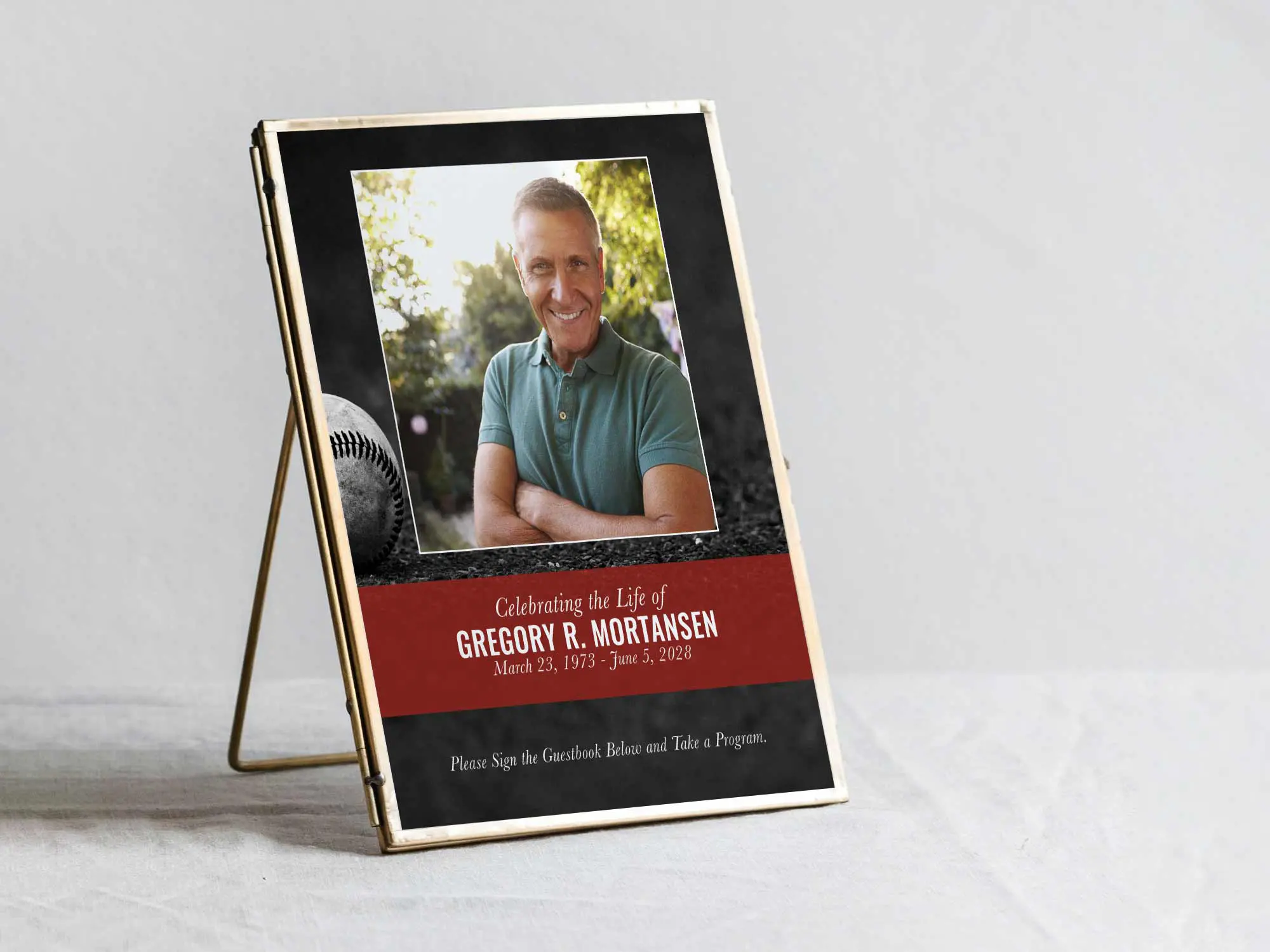 Table Sign in Frame