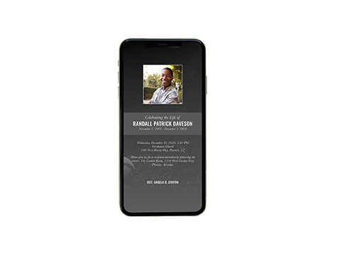 View Mobile Invitation Sample