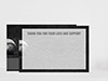 Thank You Card Back Blank