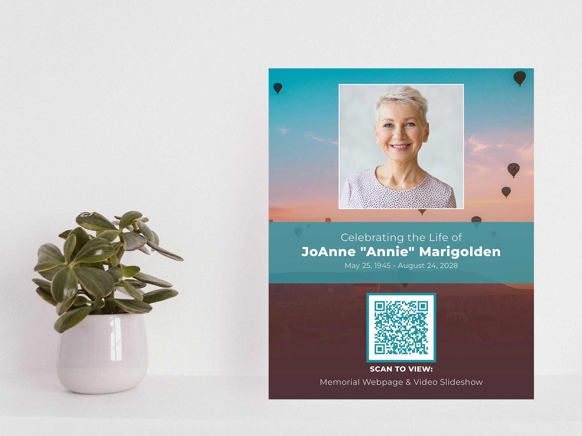 QR Table Sign Sample