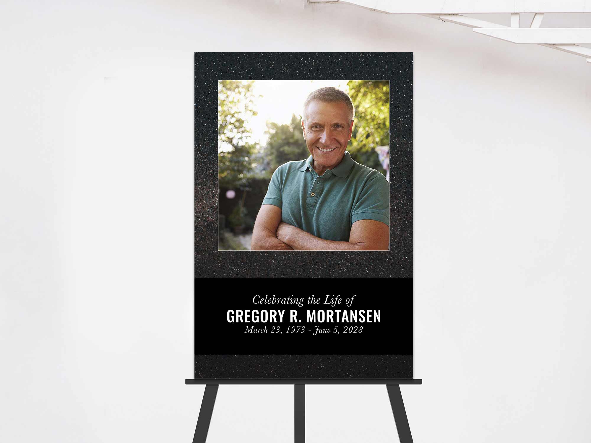 Easel Sign (On Easel) Sample