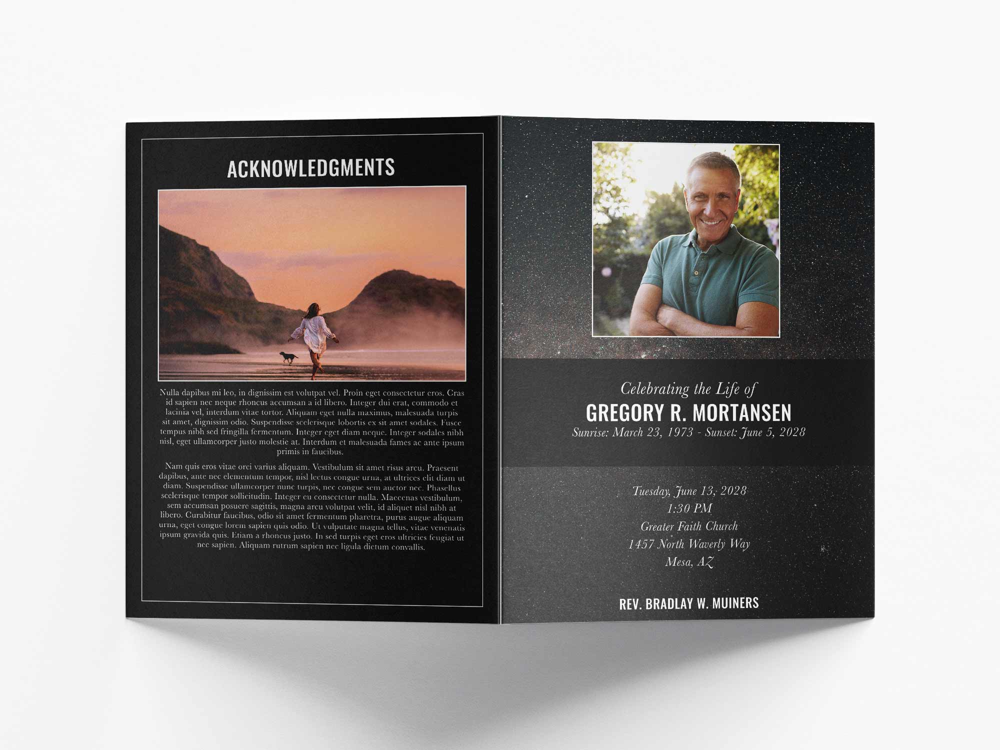 Large Program Back Sample