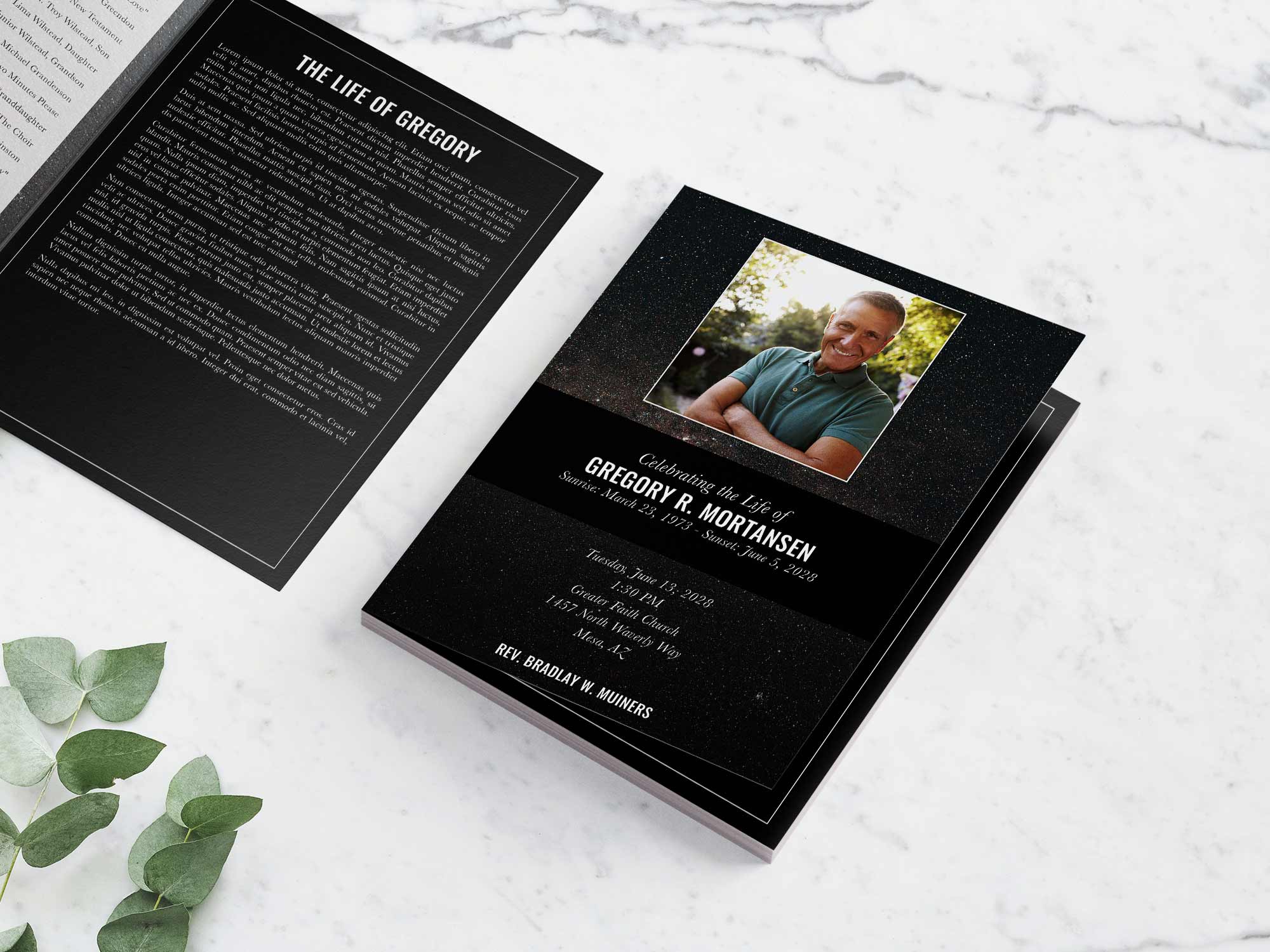 Large Program Front Sample