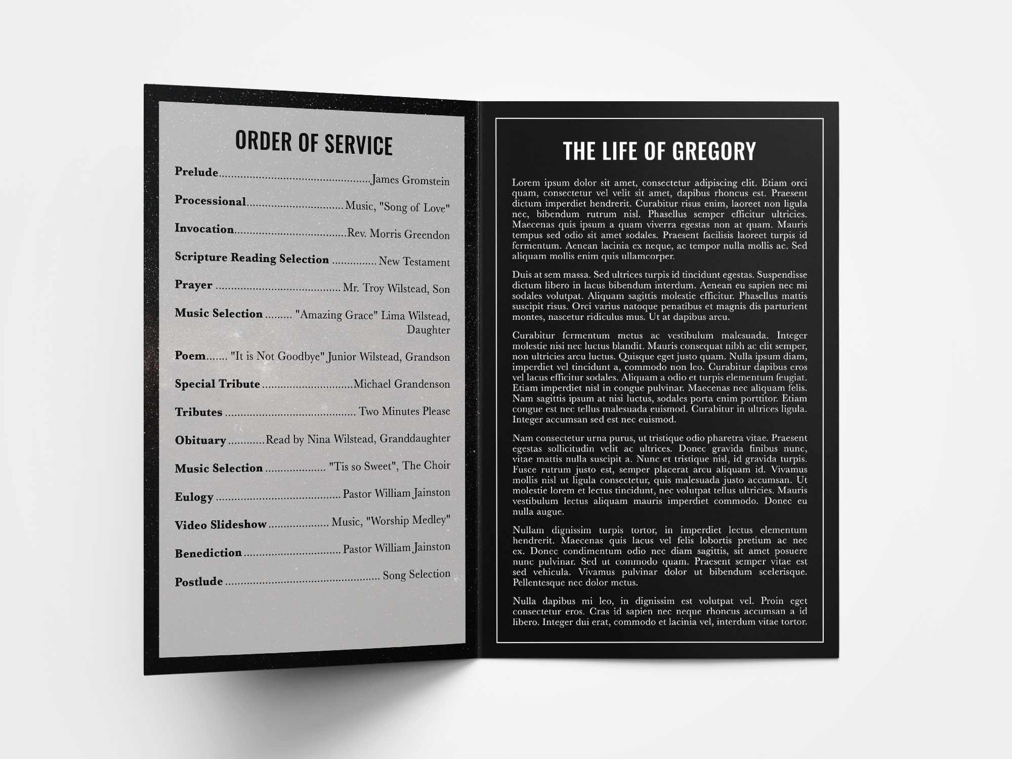 Standard Program Inside Sample