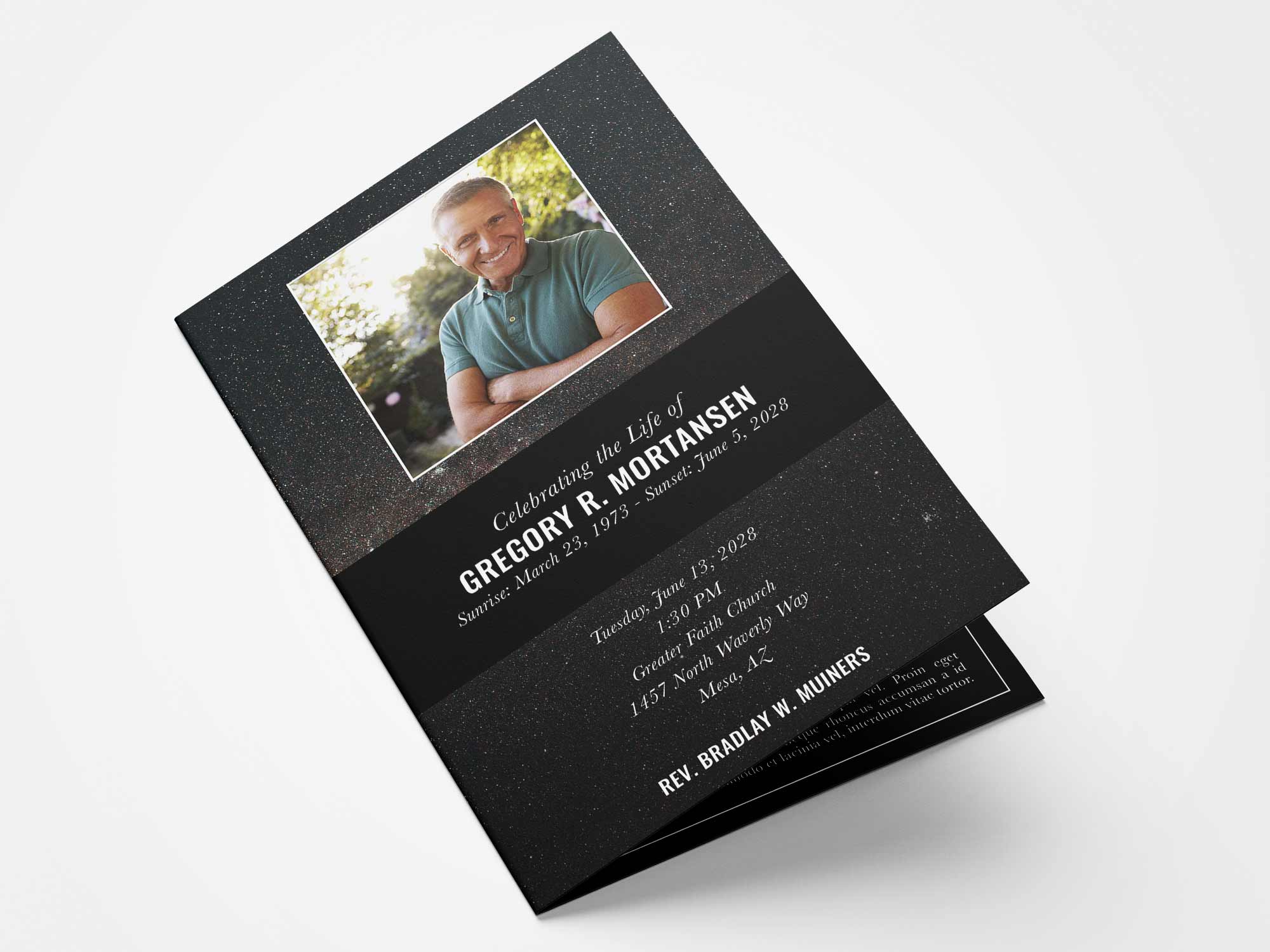 Standard Program Front Sample