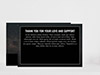 Thank You Card Back