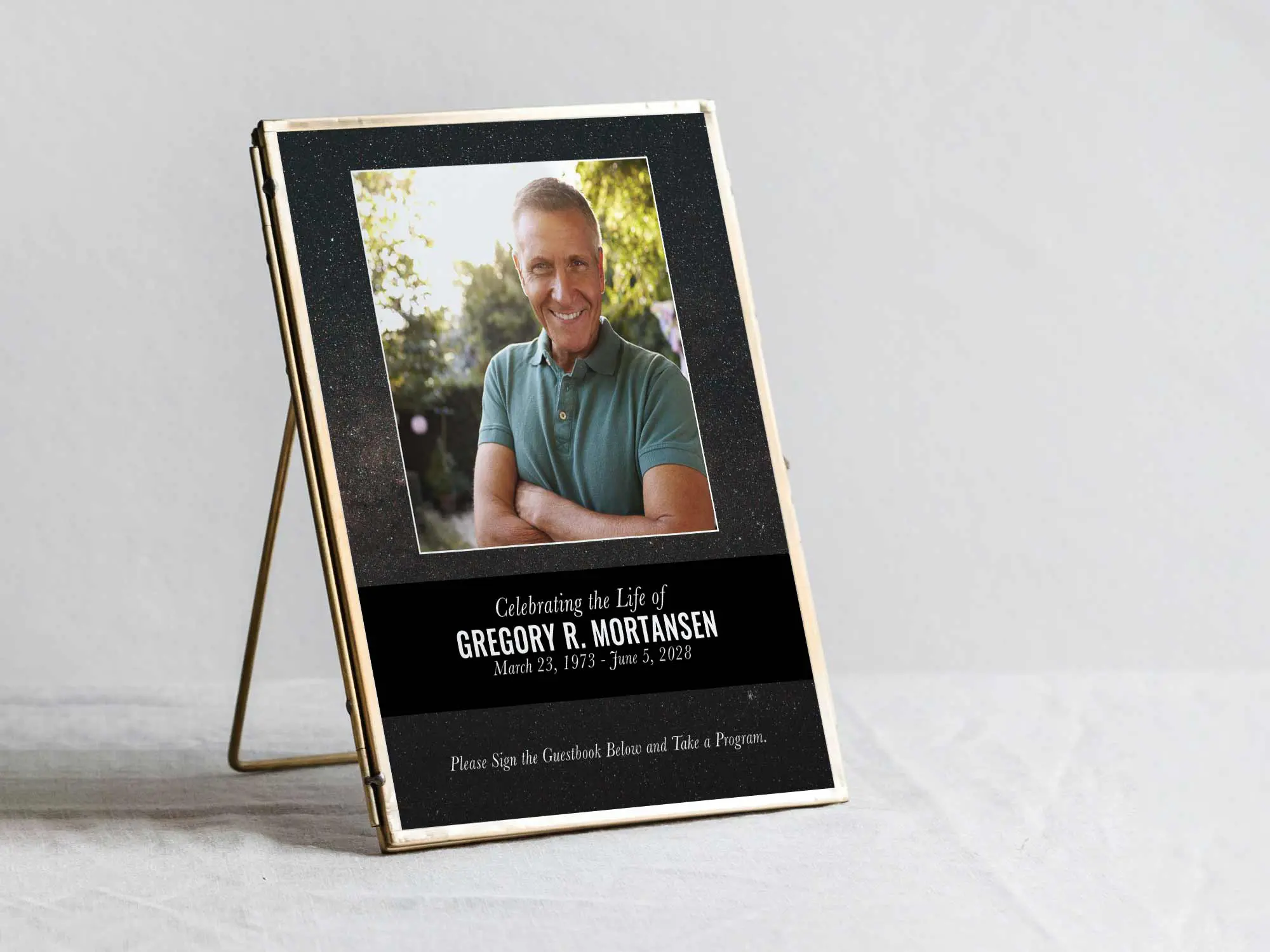 Table Sign in Frame