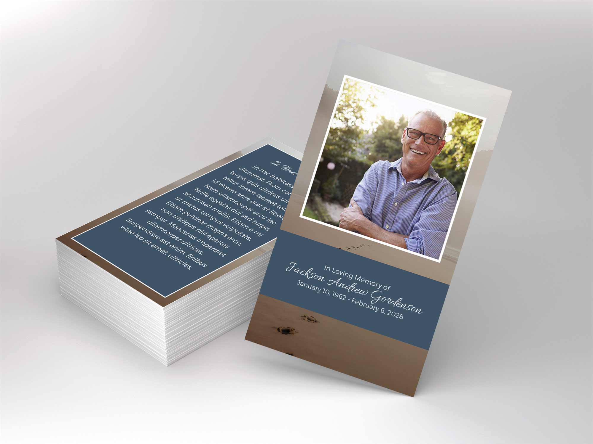 Prayer Card Front Sample