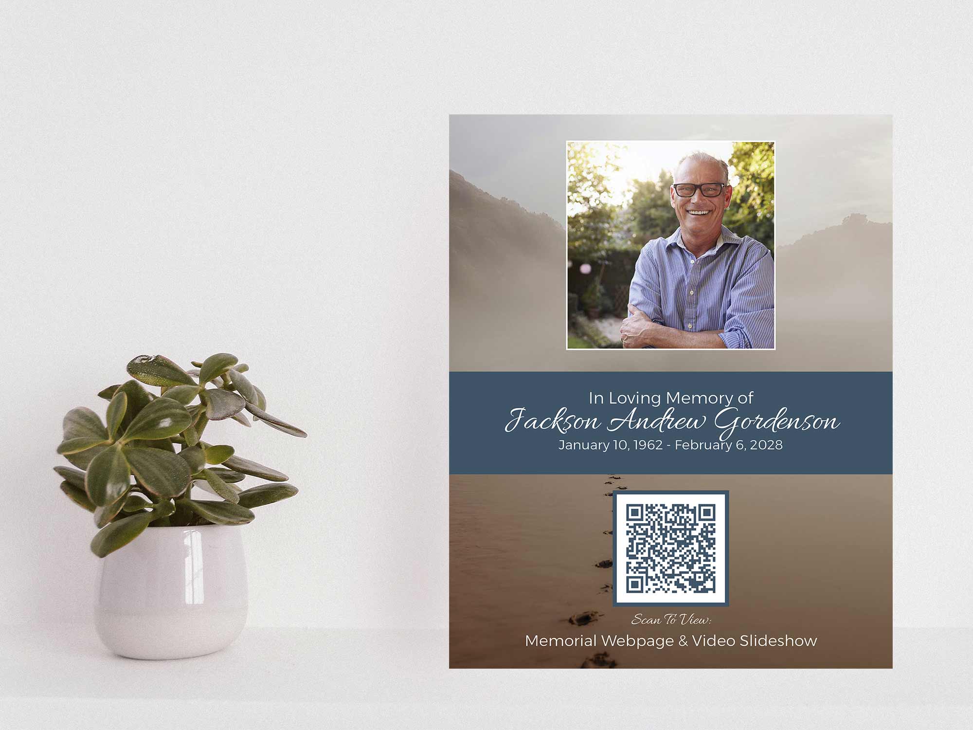 QR Table Sign Sample