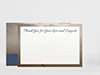 Thank You Card Back Blank