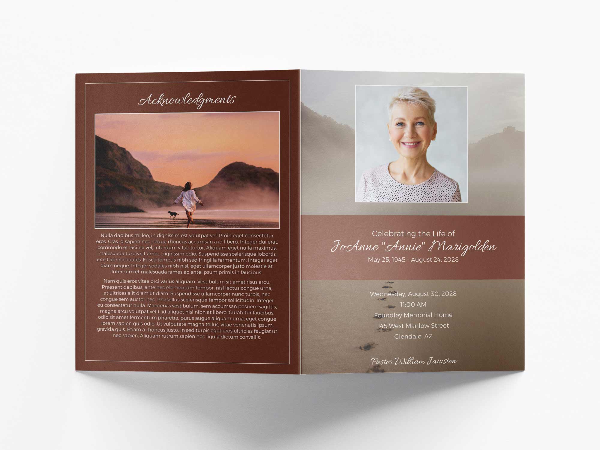 Large Program Back Sample