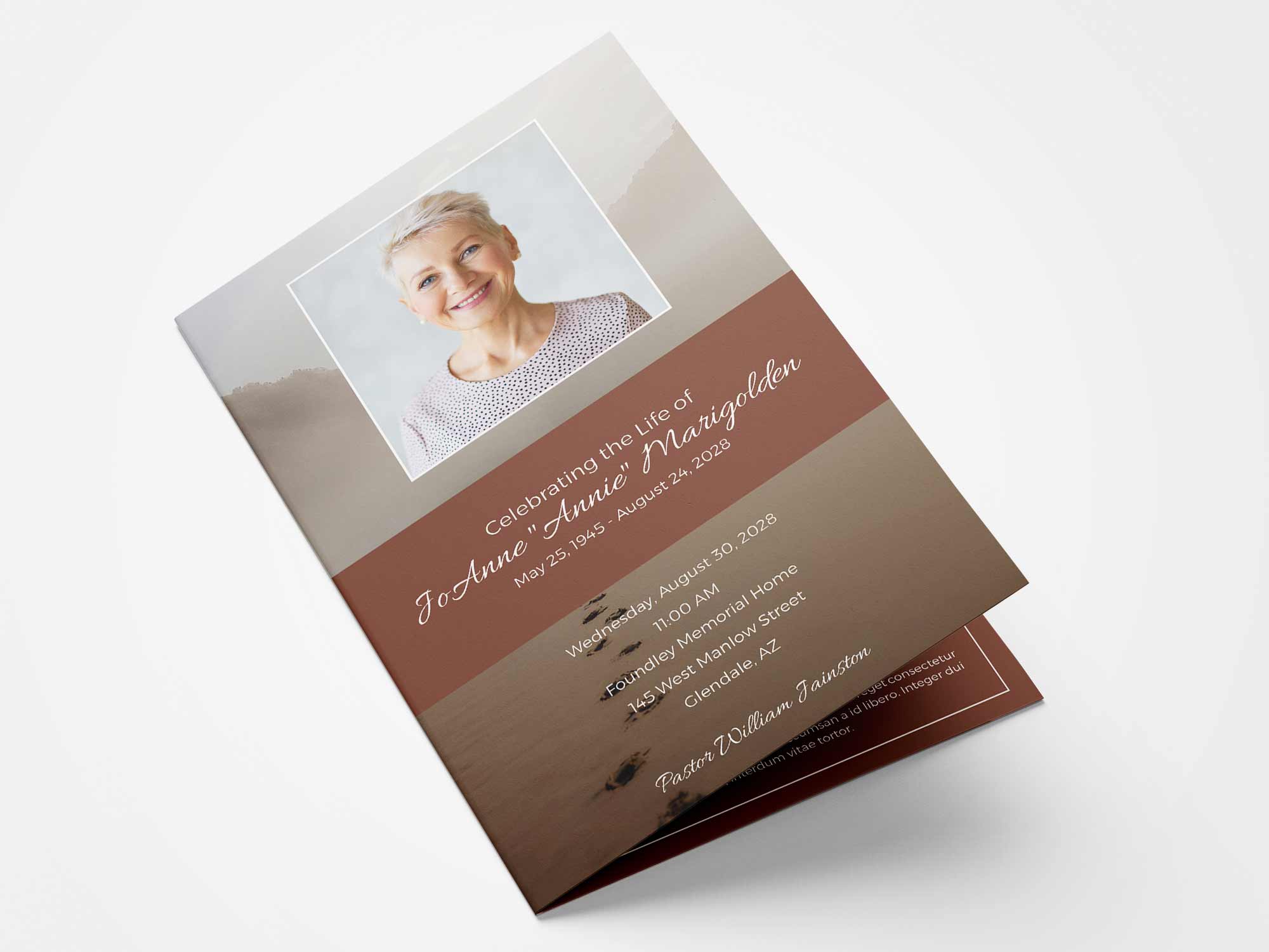 Standard Program Front Sample