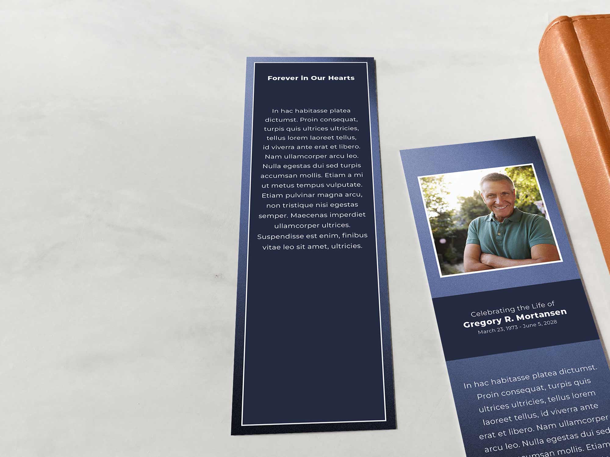 Bookmark Back Sample