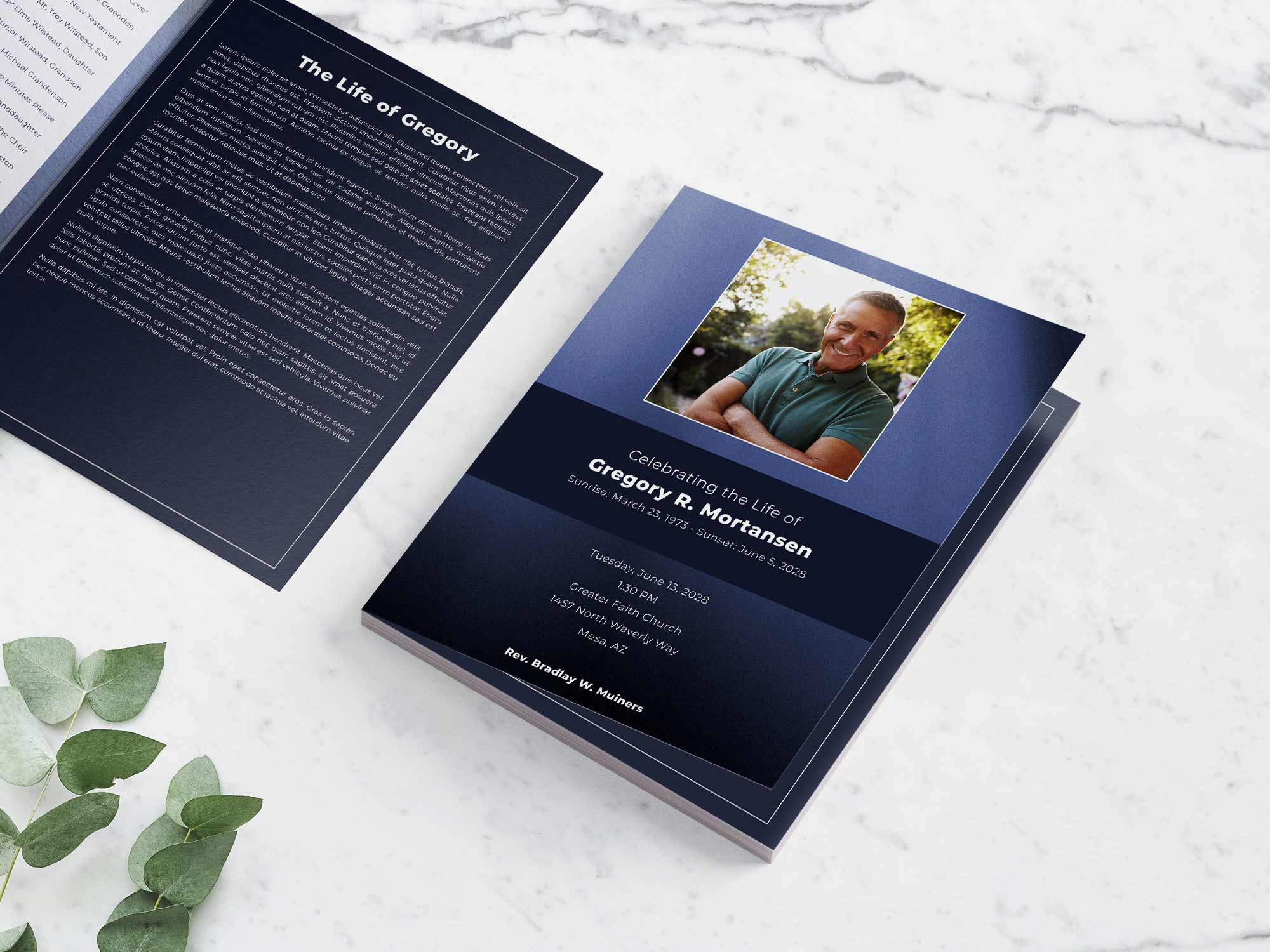 Large Program Front Sample