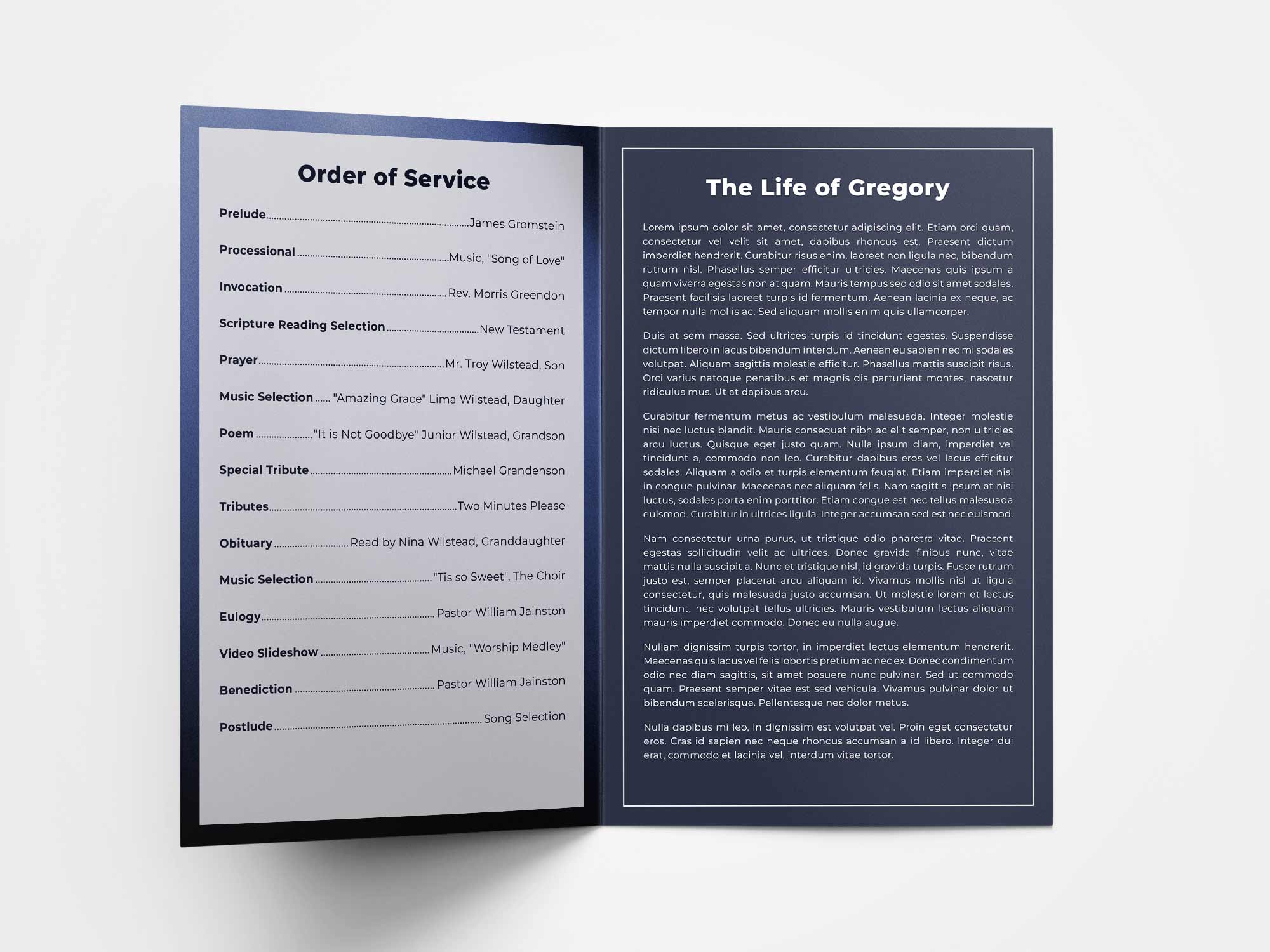 Standard Program Inside Sample