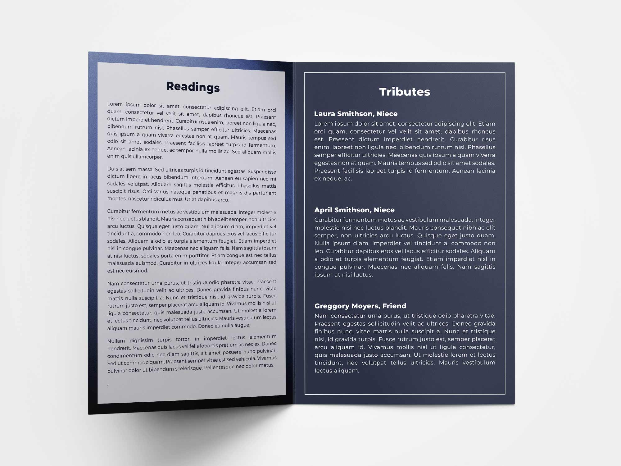 Standard Program Inside Sample