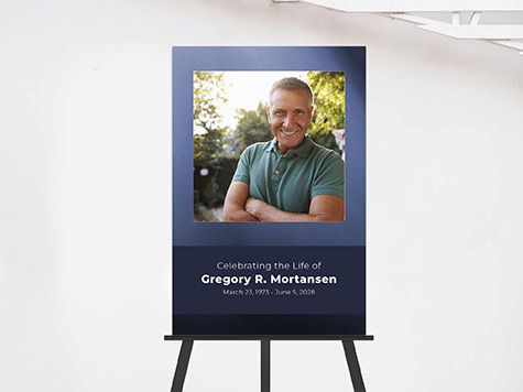 View Easel Sign Sample